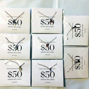 Effy Colors of Love Pendant Necklaces: Lot of 8 Different Color Stones, New